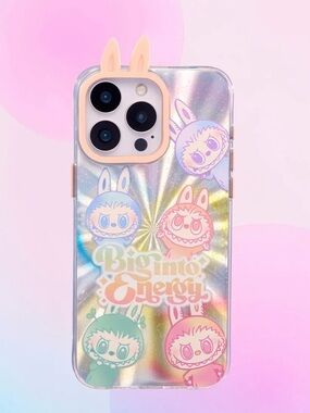 NEW THE MONSTERS Labubu Big into Energy Series-Phone Case iPhone 16 pro Max
